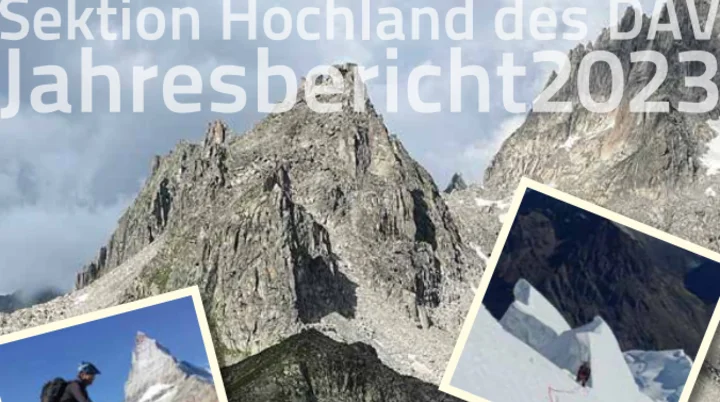 Bildschirmfoto vom Jahresbericht 2023 | © DAV Sektion Hochland e.V.