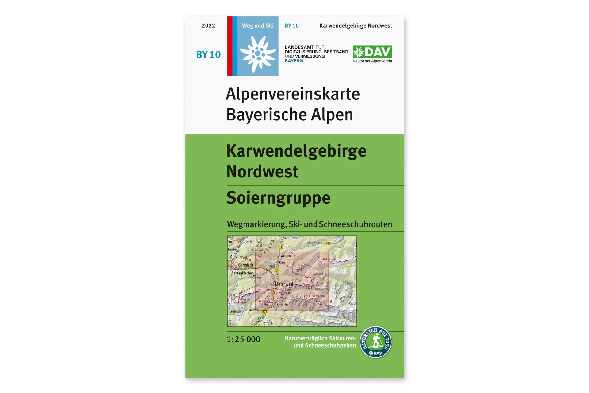 AV Karte BY 10, LDBV, Bayern / DAV | © Landesamt für Digitalisierung, Breitband und Vermessung, Bayern / Deutscher Alpenverein e.V.