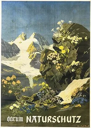 "Darum Naturschutz" Plakat | © Eduard Handel-Mazzetti 