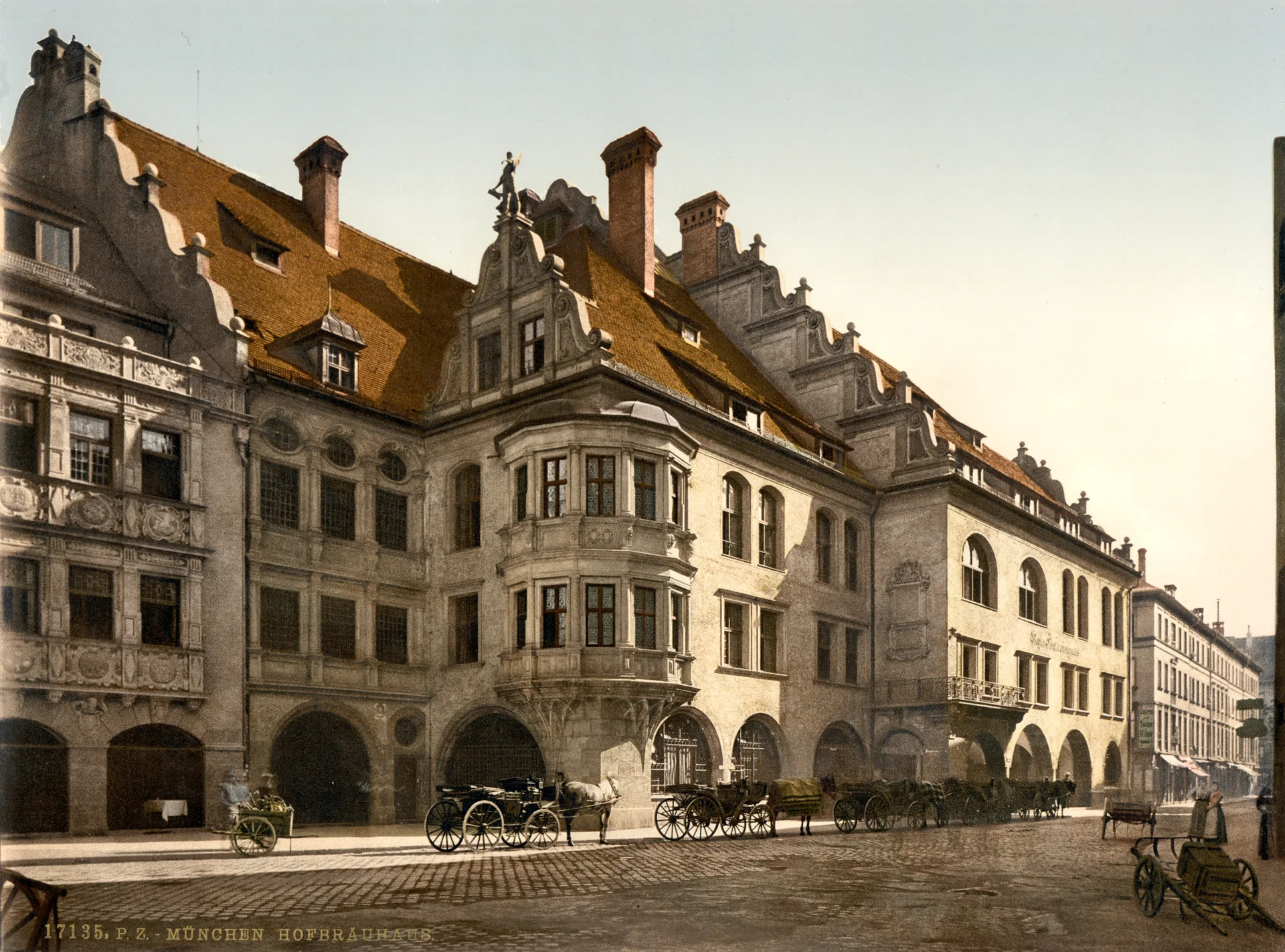 Gründungsort der Sektion Hochland - Das königliche Hofbräuhaus am Platzl | © Public Domain