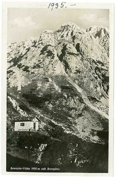 Die Arnspitzhütte ca. 1935 | © Historisches Alpenarchiv
