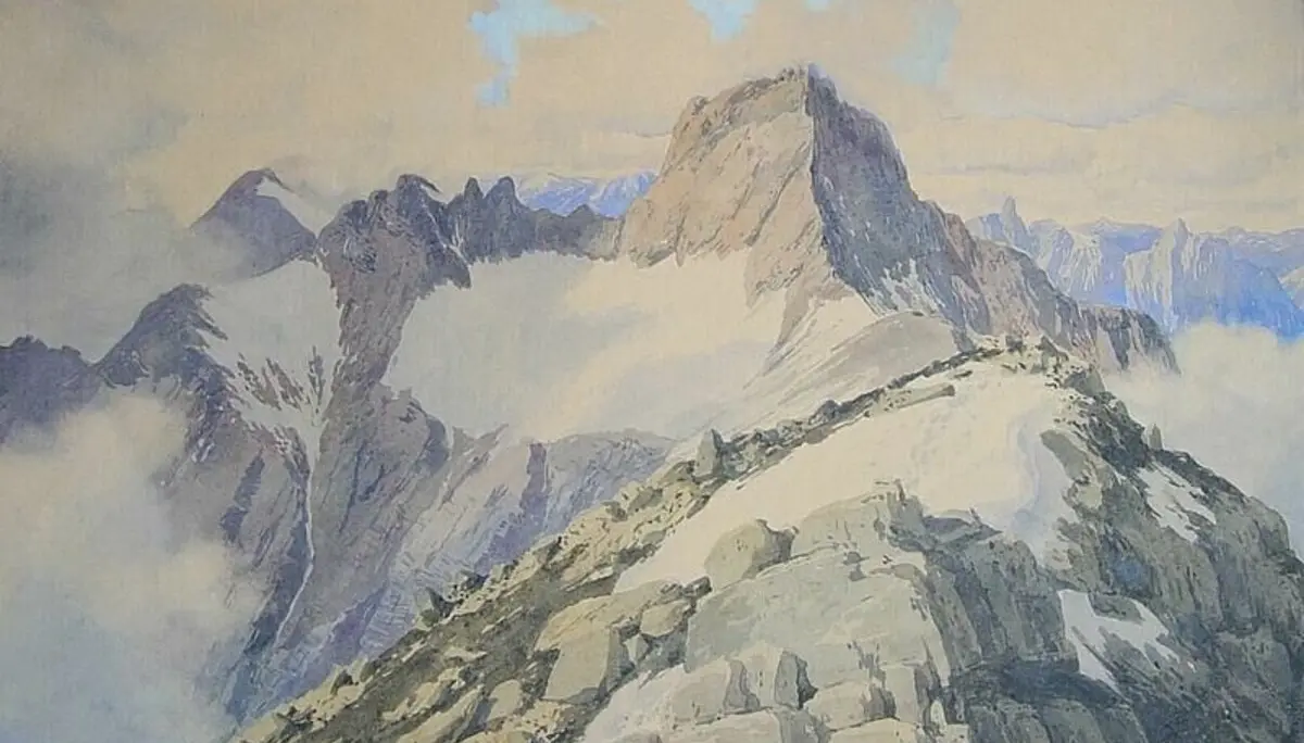 Die Parseierspitze  | © Public Domain – Rudolf Reschreiter (†1939)