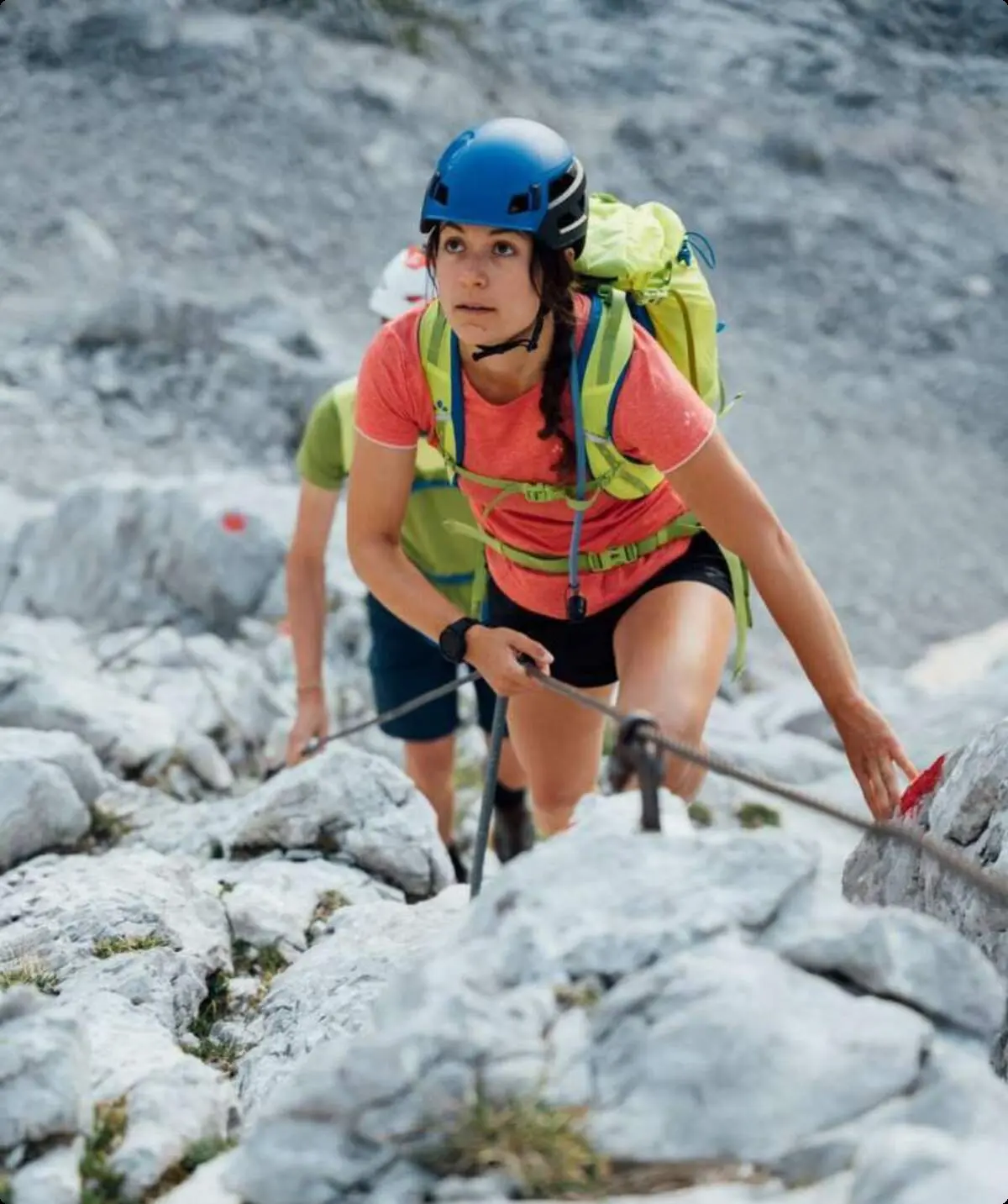 Klettern am Drahtseil | © DAV / Julian Rohn